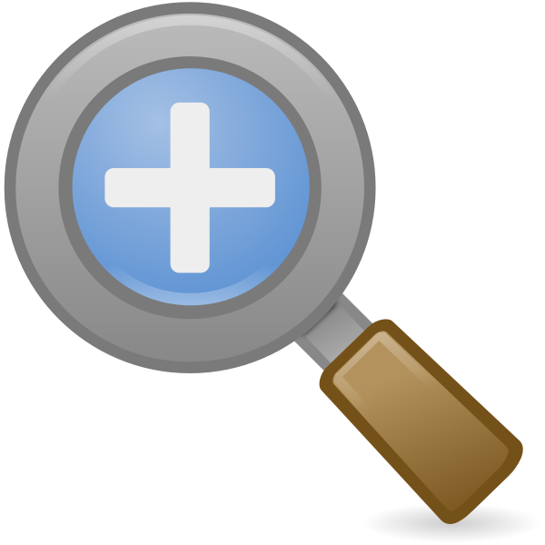 SVG Zoom in icon image