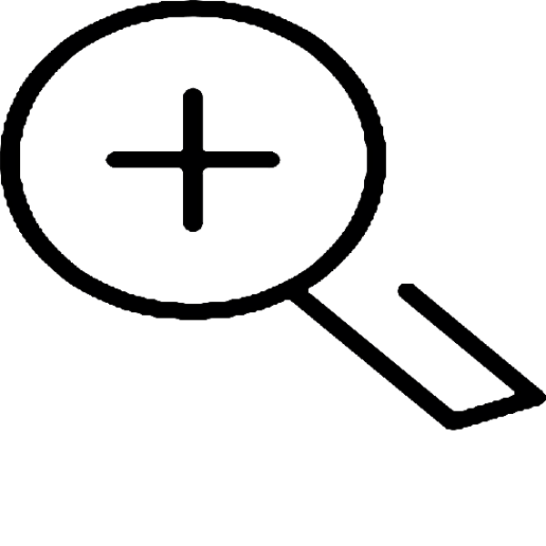 SVG Zoom in symbol clip art