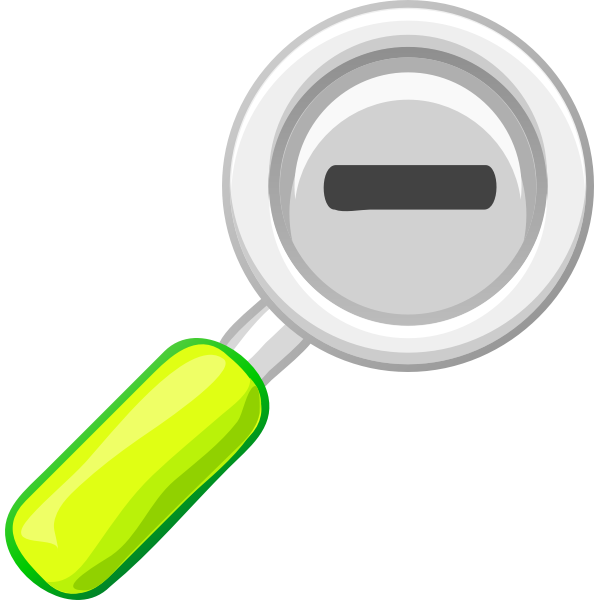 SVG Zoom out icon