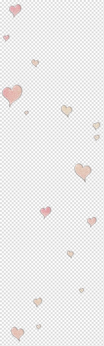 Swalk, pink hearts illustration transparent background PNG clipart