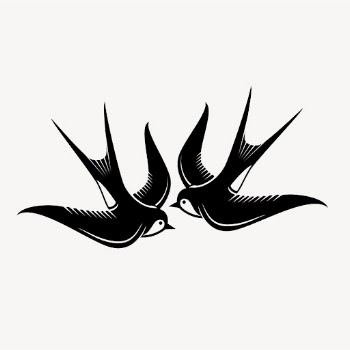 Swallows birds clipart, animal illustration | Free Vector - rawpixel