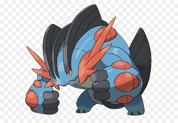 Swampert Mudkip Marshtomp Treecko Blaziken - froakie button 