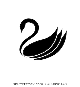 Swan Vector Design Stock Vector (Royalty Free) 490898143 ...