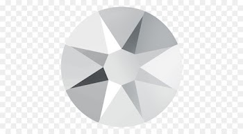 Swarovski Ag, Rhinestone, Swarovski Flatback 4mm Crystal, White, Grey PNG