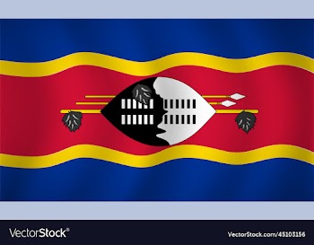 swaziland flag background