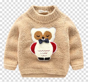 Sweater Child Winter clothing, Children fall and winter clothes double plus villus transparent background PNG clipart