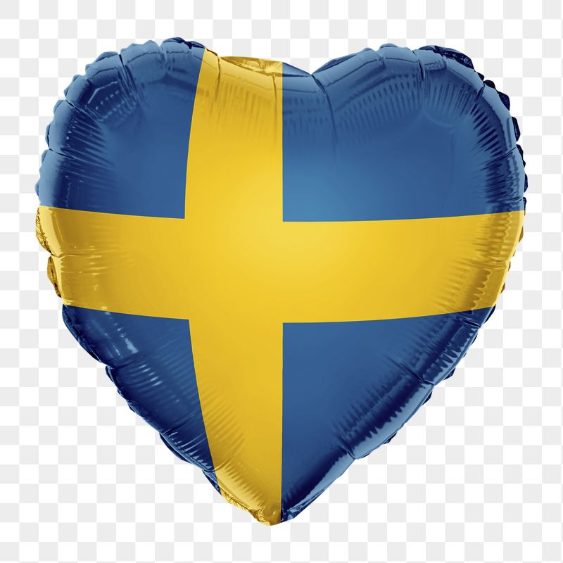 Sweden flag png balloon on transparent | Free PNG - rawpixel