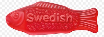 Swedish Fish Gummi candy Sour Patch Kids - red fish 