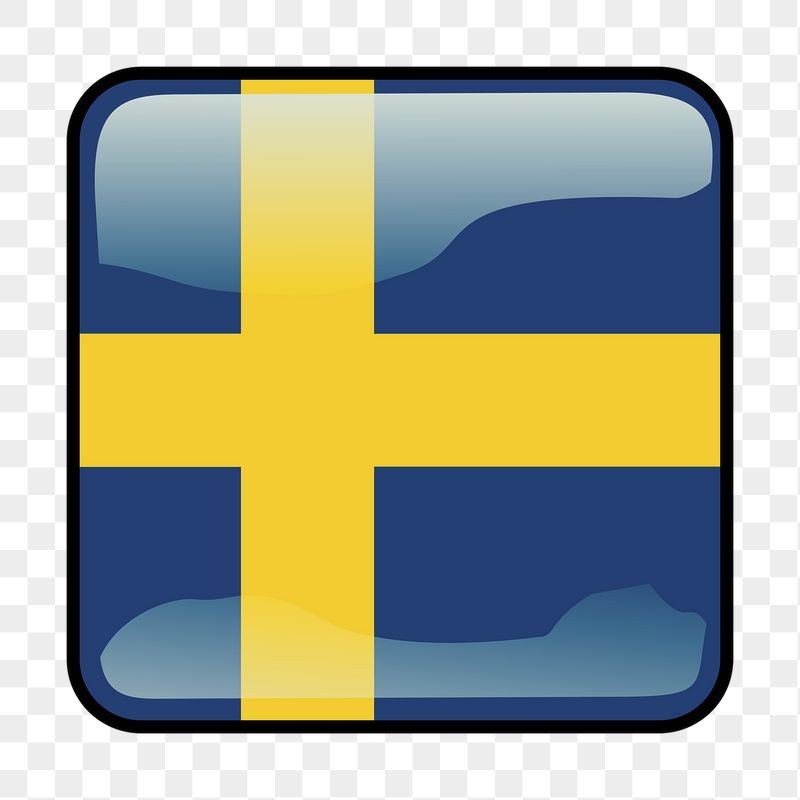 Swedish flag icon png sticker, | Free PNG - rawpixel