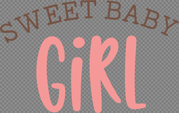 Sweet Baby Girl SVG Cut File - Snap Click Supply Co.