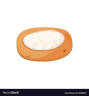 Sweet cake with cream cheese vector image