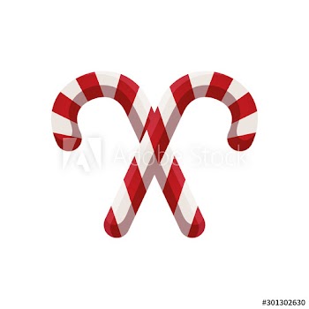 sweet canes christmas design