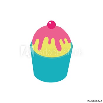 sweet cupcake bakery icon