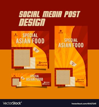 sweet delicious food flyer template design