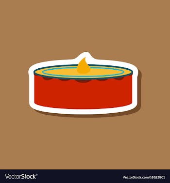 Sweet dessert in paper sticker cheesecake vector image