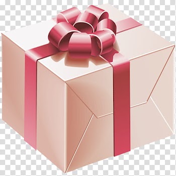 Sweet Dolls, pink gift box transparent background PNG clipart