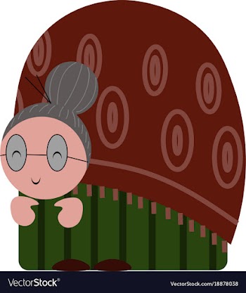 Sweet grandma vector image