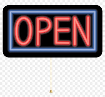 Sweet Inspiration Open Clipart Neon Sign - Open Clipart