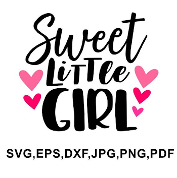 Sweet Little girl baby SVG file SVG,eps,dxf,png,jpeg,pdf ...