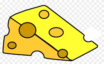 Sweet Looking Clipart Cheese Mouse With Panda Free - Cheese Clipart