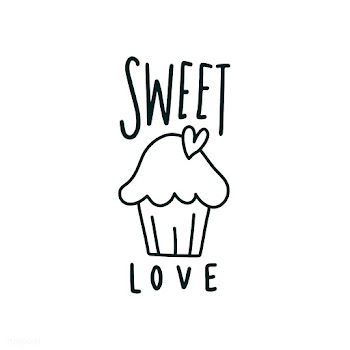 Sweet love cute cupcake vector | Free stock vector - 519755