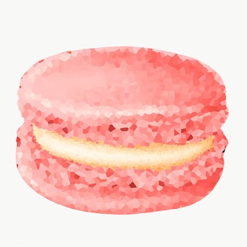 Sweet macaron crystallized style overlay | Free  transparent png - 2347215