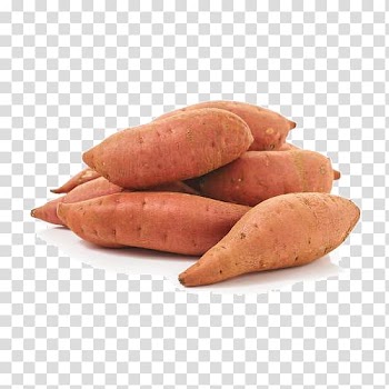 Sweet potato Vegetable Cellophane noodles, Organic sweet potato transparent background PNG clipart