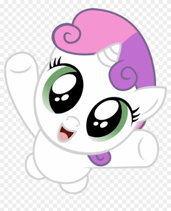 Sweetie Hugs By Cradet - Cute Baby Sweetie Belle