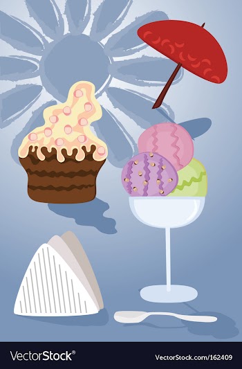 Sweets vector image