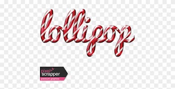 Sweets Word Cursive Clipart - Lollipop Png Word