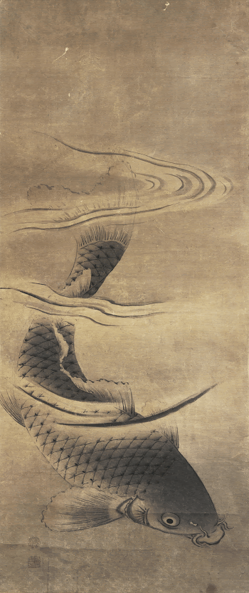 Swimming Carp (left of a pair | Free Photo - rawpixel