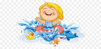 Swimming children 