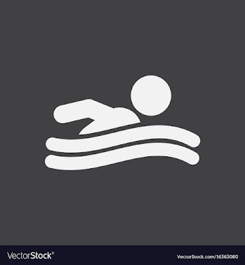 Swimming icon sign vector image
