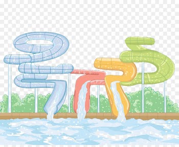 Swimming pool Free content Clip art - Textured color waterpark element 