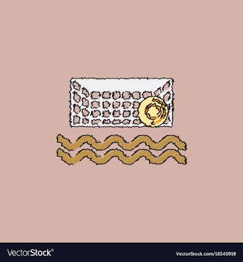 Swimming water polo equipment in hatching style vector image