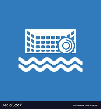Swimming water polo equipment vector image