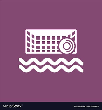 Swimming water polo equipment vector image