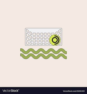 Swimming water polo equipment vector image
