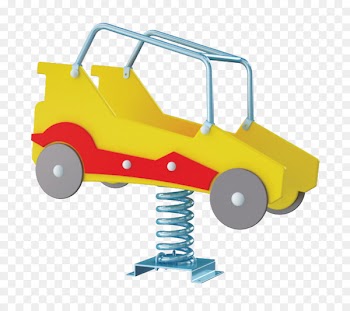Swing Playground Spring Car See Saws - car 