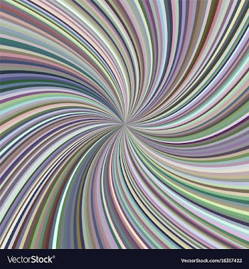 Swirl background from twisted spiral ray stripes vector image
