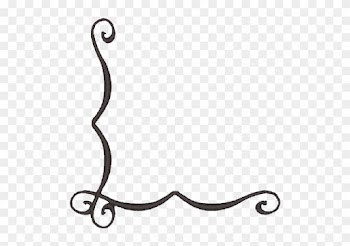 Swirl Borders Clip Art Free Download - Simple Corner Border Designs Png