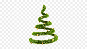 Swirl Christmas Tree Clip Art - Tree For New Year Drawing