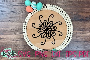 Swirl Flower Mandala - A Mandala SVG