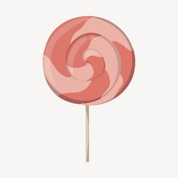 Swirl lollipop collage element, cute | Free Vector Illustration - rawpixel