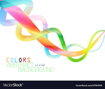 Swirling colors vector image