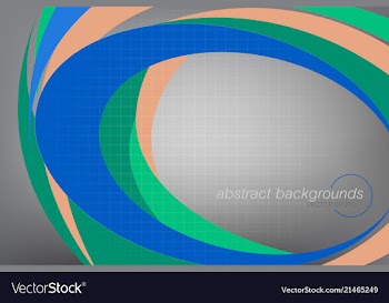 Swirling shapes scene concepts vector image