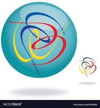 Swirly elements vector image