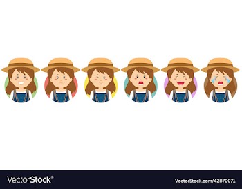 swiss avatar with various expression