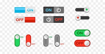 Switch Push-button Icon - Touch button switch button 