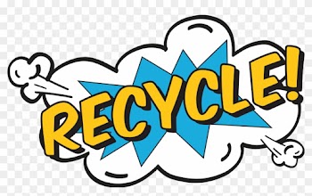 Swoop In And Save The Day By Recycling Your Used Motor - Recycle Word Art